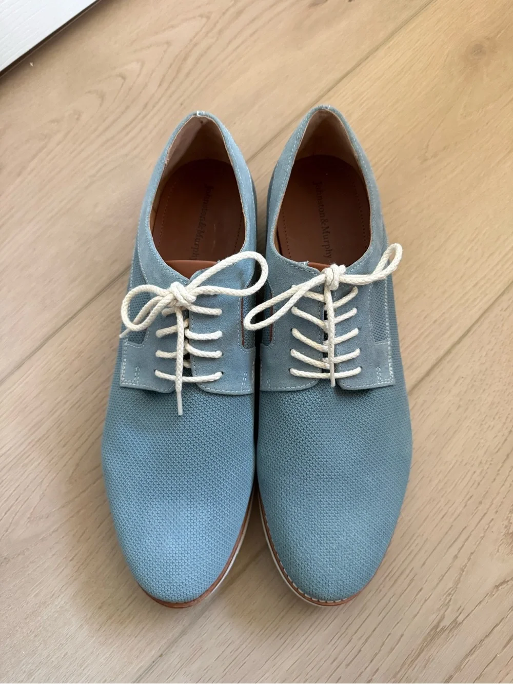 Johnston & Murphy Light Blue Men's Dress Shoes